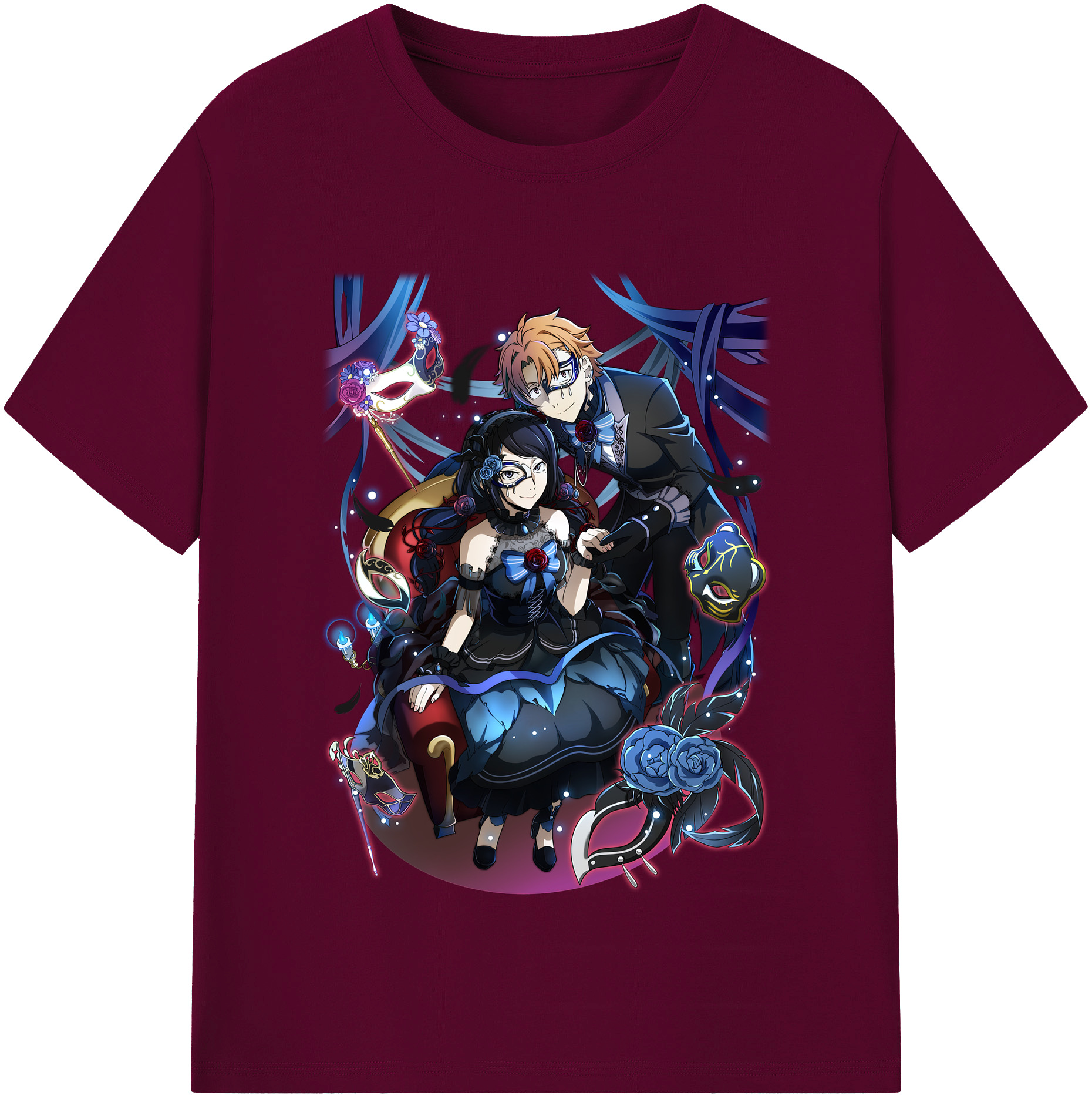 （画像用） 文豪ストレイドッグス Bungo Stray Dogs レディースカジュアルプリントTシャツ（綿100％）